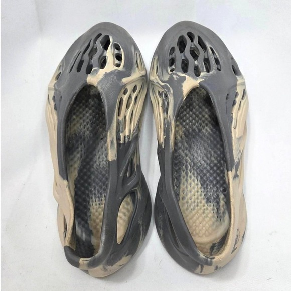 Adidas Yeezy Foam Runner MXT Moon Grey Mens Size 8 Marbled Slip On Clog - Picture 6 of 12